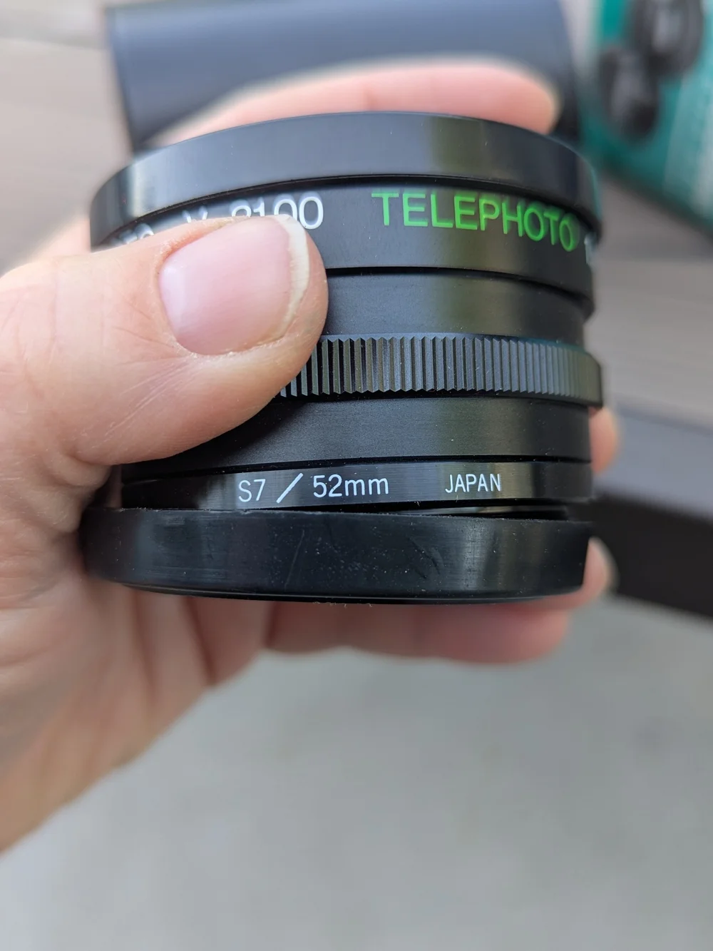 Ambico Val-U-Lens Kit (Model V-3100) featuring a 1.5X telephoto lens and a 0.5X